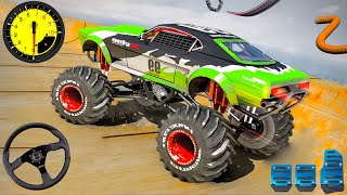Monster Truck Mega Ramp Impossible Driver - Aksi Mobil Ekstrim GT Racing - Permainan Android screenshot 3
