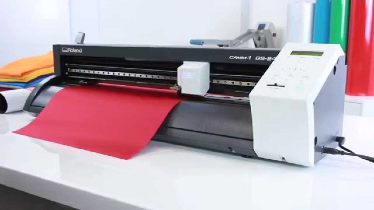 Decorate your apparel with the CAMM1 GS24 desktop cutter from Roland