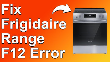 Frigidaire Range F12 Error (How To Fix F12 Error Code - Software Malfunction Problem)
