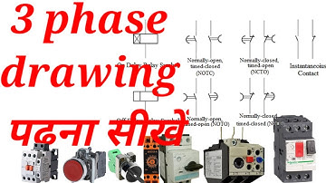 In this video we can learn symbols of three phase panel drawing and the function of the devices.