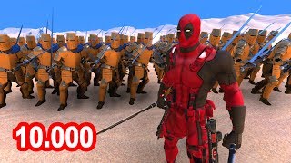10.000 ASKER VS DEADPOOL 😱 - Süper Kahramanlar