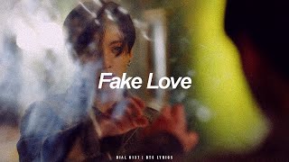 Fake Love | BTS (방탄소년단) English Lyrics