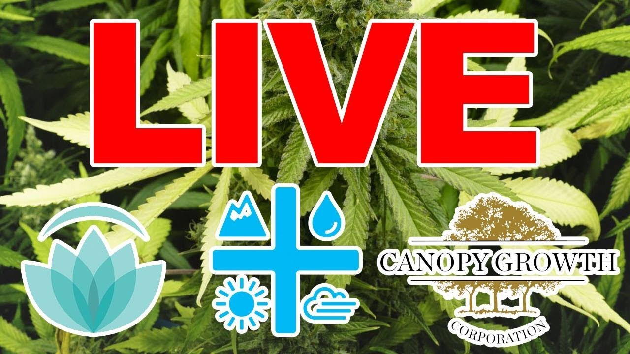 Wednesday Trading LIVE! ACB Stock News Canopy, Aphria, Cronos, Body and Mind, Namaste