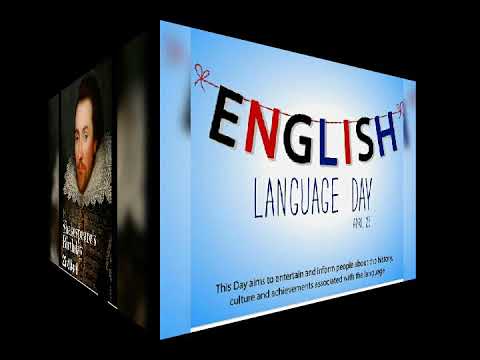 English Language Day (23rd April)