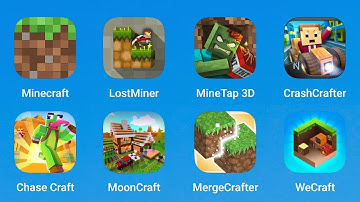 Minecraft, LostMiner, MineTap 3D, CrashCrafter, Chse Craft, MonCraft, MergeCrafter, Wecraft