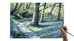 pics Intermediate Acrylic Painting Tutorials m stewart paintings youtube