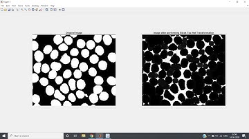 Black Hat transformation Example | MATLAB