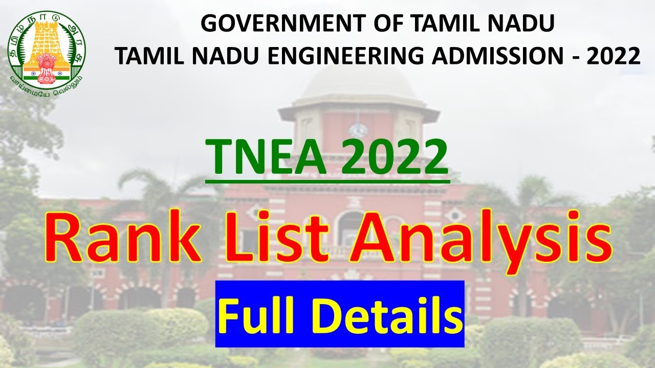 🔴LIVE TNEA 2022 Rank List Analysis| Anbarivu 