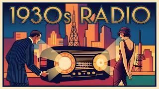 Elegant 1930s Lounge Radio | 45-Minute Antique Atmosphere (Real Music &amp; Animation)