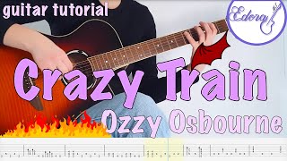 Crazy train - Fingerstyle Guitar Tutorial Teaser - Ozzy Osbourne