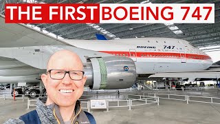 Detailed tour through the FIRST Boeing 747 prototype - RA001 at the Museum of Flight in Seattle