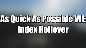 As Quick As Possible 7: Index Rollover (Balisong Tutorial)
