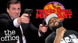 The Office S7 Reaction - Episode 17 Threat Level Midnight