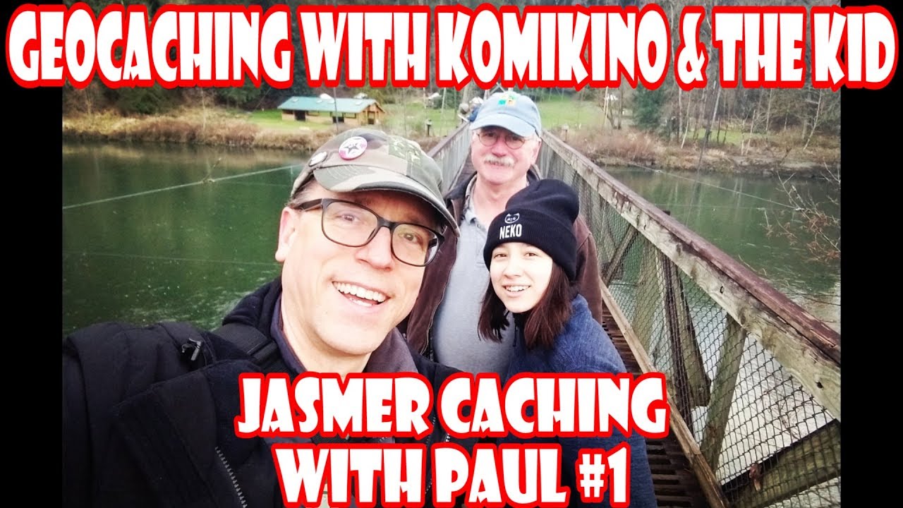 Geocaching with Komikino and the Kid: Jasmer Caching with Paul #1