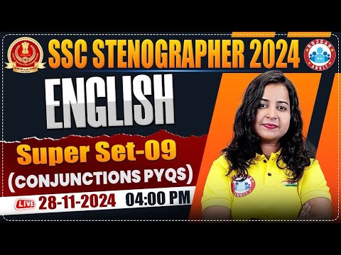 SSC Stenographer English Super Set 09 | SSC Stenographer 2024 | Stenographer English By Kiran Mam