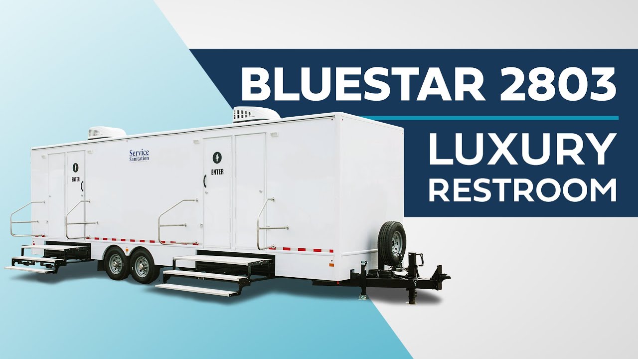 Luxury Restroom Trailer | Blue Star 2803