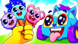 Ice Cream Race And Sharing Snacks Songs Best Kids Songs And Nursery Rhymes By Baby Cars