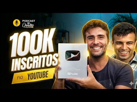 100K INSCRITOS - PROF. RAFAEL BARRETO, PROF. MAURÍCIO QUITETE, PROF PEDRO MOLL PROF RODOLFO TRAGUETA