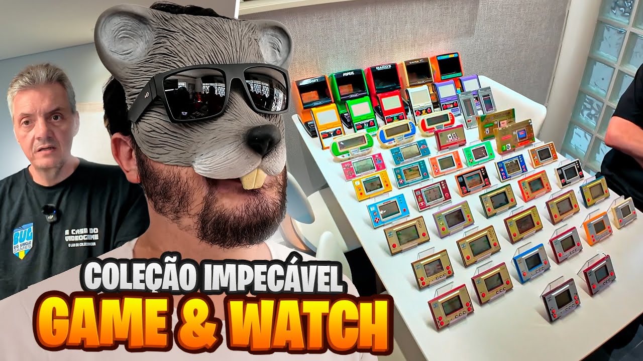 COLEÇÃO DE GAME & WATCH DA NINTENDO IMPECÁVEL!