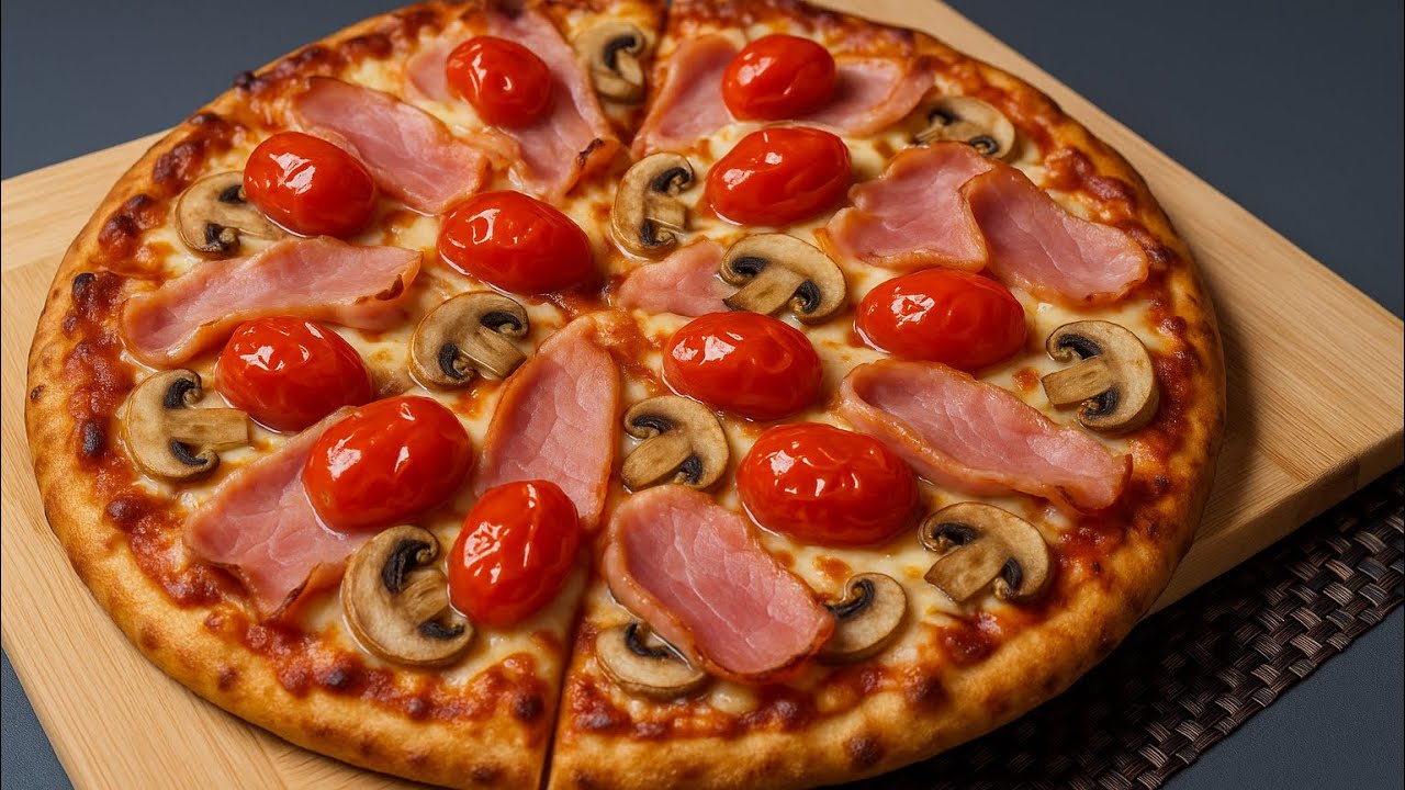 Fluffiger Pizzaboden aus Hüttenkäse – Gesunde Alternative zum Klassiker! 🍕