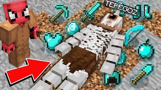 Faki̇r Tepegöz İskeleti̇ni̇ Buldu Büyük Hazi̇ne - Minecraft