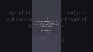Walk with the Wise, Become Wise! Proverbs 13:20 #Shorts #Faith #bibleverse