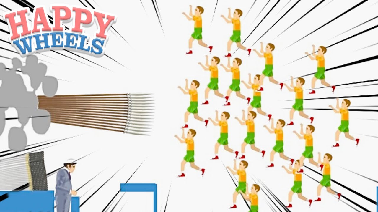 息子が影分身の術を使えるようになりました。【ハッピーホイールズ/happywheels】