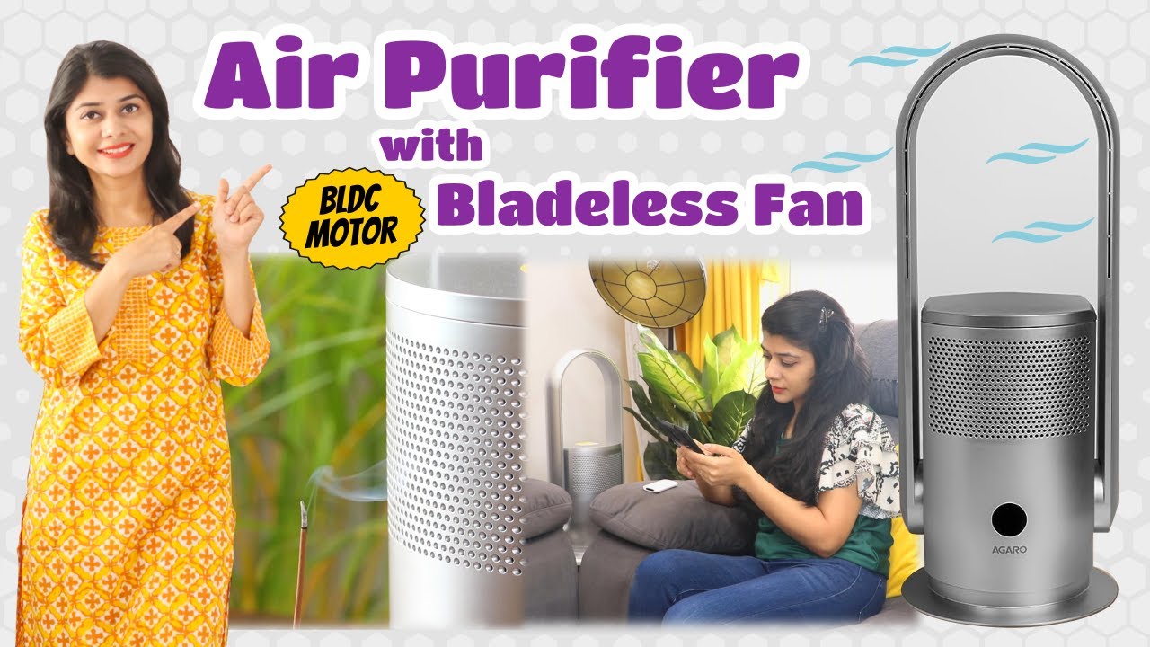Air Purifier with Bladeless Fan Budget Air Purifier for Office/Home