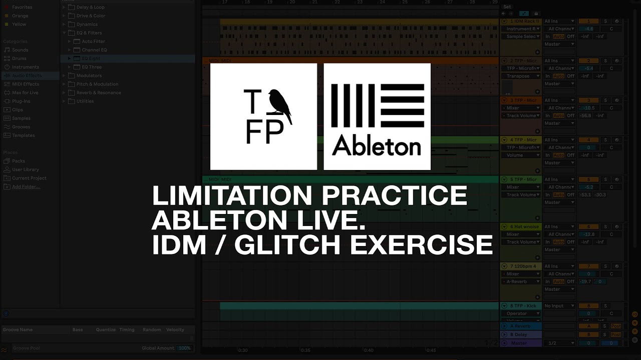 Limitation practice Ableton live IDM / Glitch tutorial Push your
