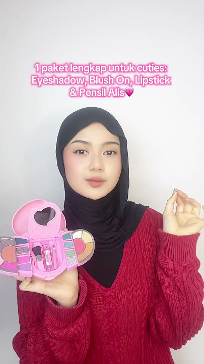 Amara Magical Heart Makeup Kit Cute luar dalam 💗🥹 #amarakids #belilokal #makeupanak