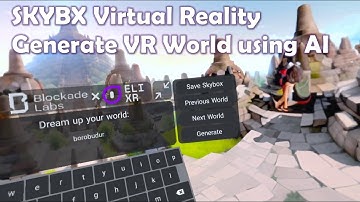 SKYBX Virtual Reality: generate and explore unique worlds using AI