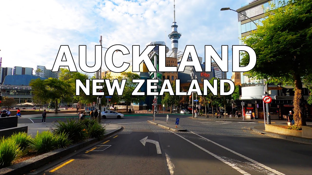 Auckland, New Zealand - Driving Tour 4K