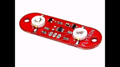 Flytron Strobon XL Police light installation working with Eagle Tree Vector