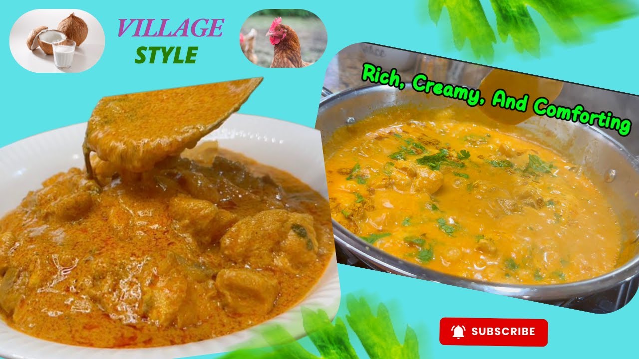 Different Styleకోకోనట్ చికెన్ కర్రీDelicious With Fresh Coconut Milk Rich Gravy ,Soft Chicken,Yummy