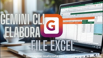 Gemini CLI che legge ed elabora i file Excel