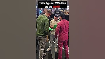 These types of MMA fans are the worst #ufc #mma #shorts
