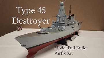 Airfix | 1:350 | Type 45 Destroyer | A12203 |Model Full Build #scalemodel #Type 45 #destroyer