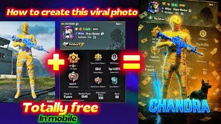 How to make Most Viral Photo 2025-PUBG | Chandra gamingy screenshot 2