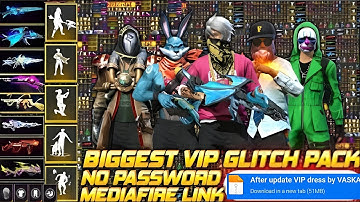 freefire VIP Default Bundle Glitch ‼️FF + FF MAX FILE 💯 #glitch #freefire