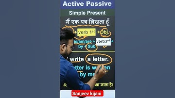 Active and Passive Voice Trick | Active Voice and Passive Voice in English Grammar #shorts
