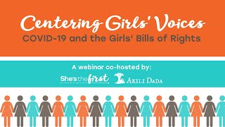 Webinar: Centering Girls Voices: COVID-19 and the Girls Bills of Rights