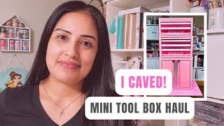 My First Lowe’s Haul! I Caved & Bought the Mini Tool Boxes + Cabinet 😍