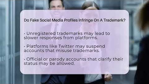Do Fake Social Media Profiles Infringe On A Trademark? - Everyday-Networking