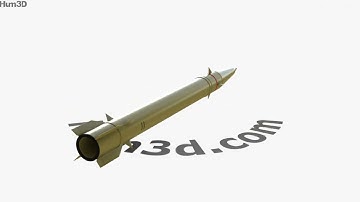 Zolfaghar missile 3D model by 3DModels.org