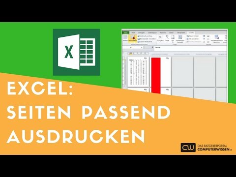 Video: So Drucken Sie Eine Tabellenkalkulation In Excel Auf Einem Blatt