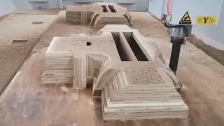 large scale CNC milling machine for wood patterns making