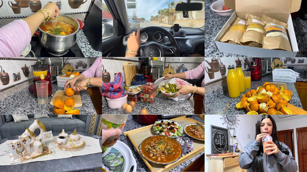 روتيني اليومي../ كاش ما وجدتو لرمضان..؟توابل لالة مغنية👌 عصير طبيعي صحي لرمضان/ عشايا لوبيا تفصاص😍