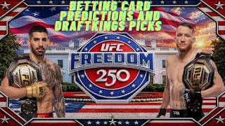 UFC Freedom 250: Topuria vs Gaethje - Betting Predictions & DraftKings Picks!