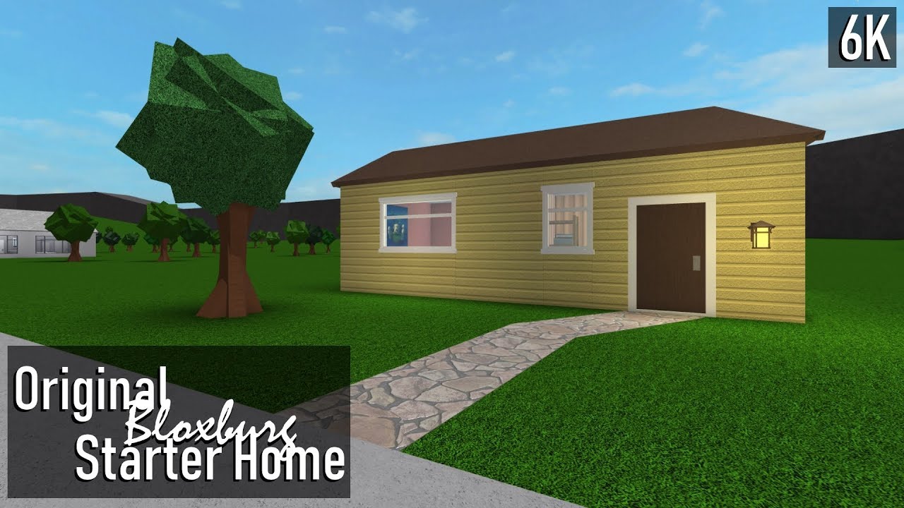 How To Build The Starter House In Bloxburg 2019