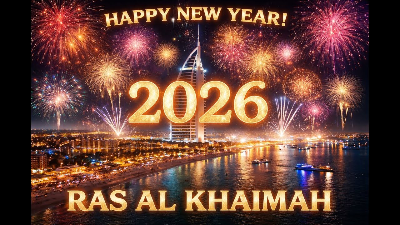 New Year Celebrations at Ras Al Khaimah | Al Marjan Island | World Record Holder Firework 